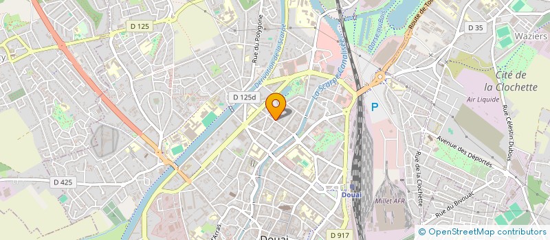 localisation de l'entreprise HERMAR à DOUAI