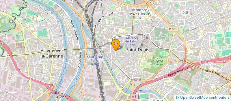 localisation de l'entreprise HERMARC à SAINT-DENIS