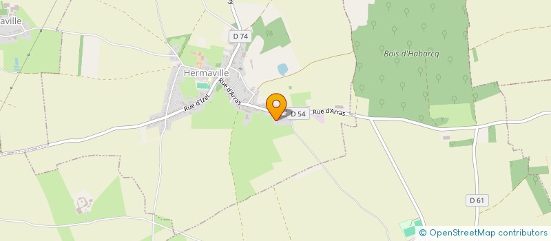 localisation de l'entreprise HERMAVILLOISE LE RUBICON  HERMAVILLE