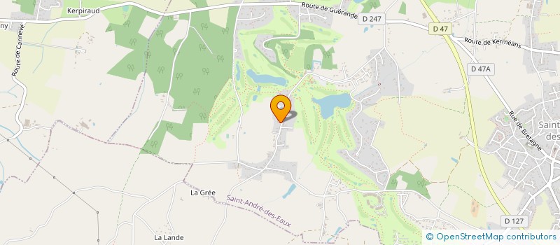 localisation de l'entreprise HERMEL CHEMISERIE à SAINT-ANDRE-DES-EAUX