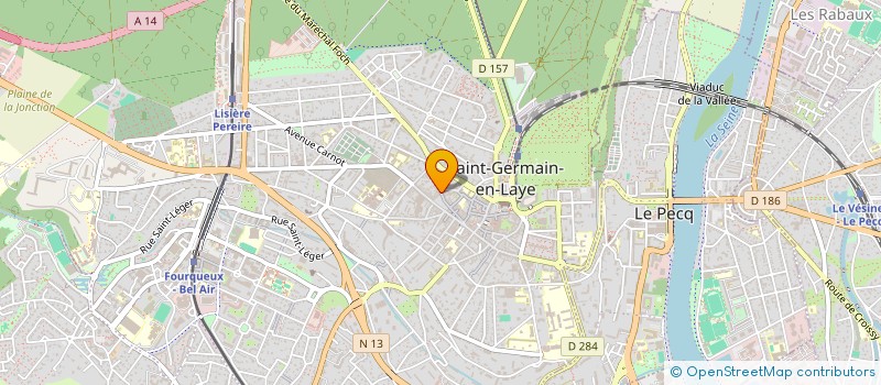 localisation de l'entreprise HERMELIN  SAINT-GERMAIN-EN-LAYE