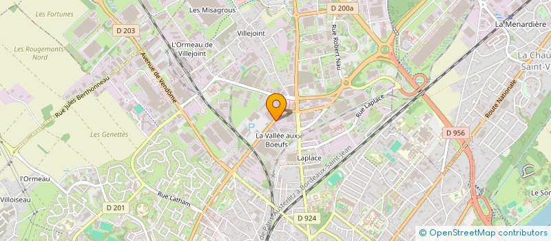 localisation de l'entreprise HERMELIN PEINTURE  CHAILLES