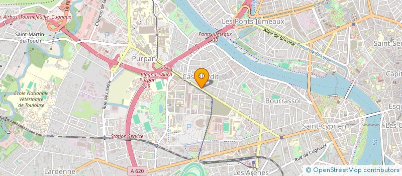 localisation de l'entreprise HERMELINE GROUPE à TOULOUSE