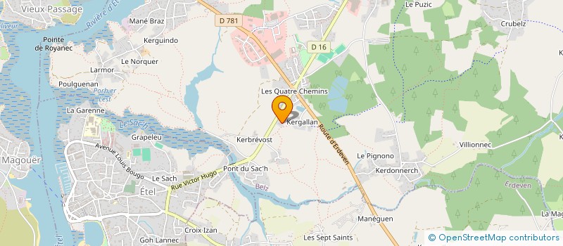 localisation de l'entreprise HERMENIA  BELZ