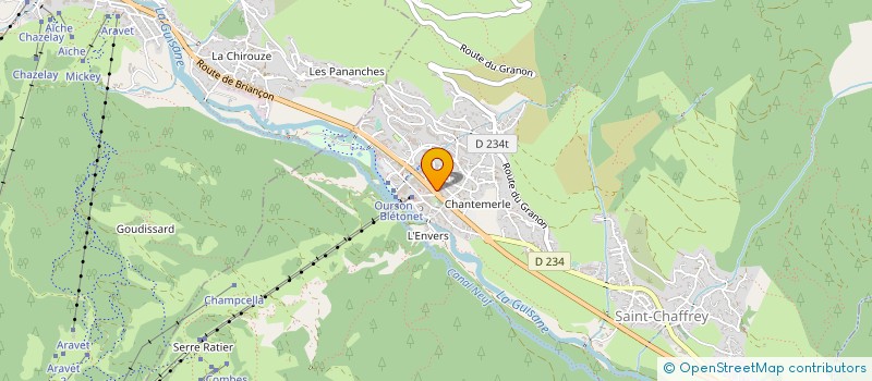 localisation de l'entreprise HERMENIER-DESCHAMPT à BRIANCON
