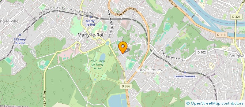 localisation de l'entreprise HERMENT IMMOBILIER  LOUVECIENNES