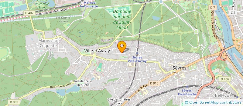 localisation de l'entreprise HERMENUS  VILLE-D'AVRAY