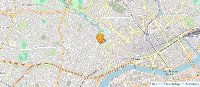 localisation de l'entreprise HERMERELLE  NANTES