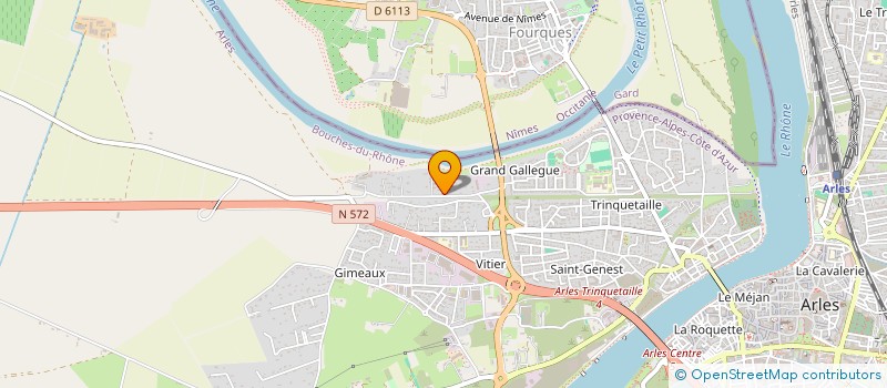 localisation de l'entreprise HERMES à ARLES
