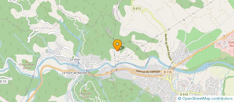 localisation de l'entreprise HERMES 66  REYNES