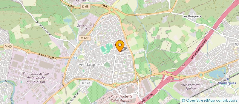 localisation de l'entreprise HERMES 7187 à VENDARGUES