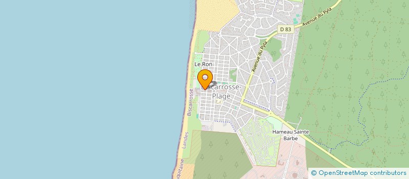 localisation de l'entreprise HERMES  BISCARROSSE