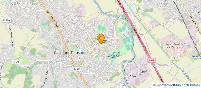 localisation de l'entreprise HERMES à CASTANET-TOLOSAN