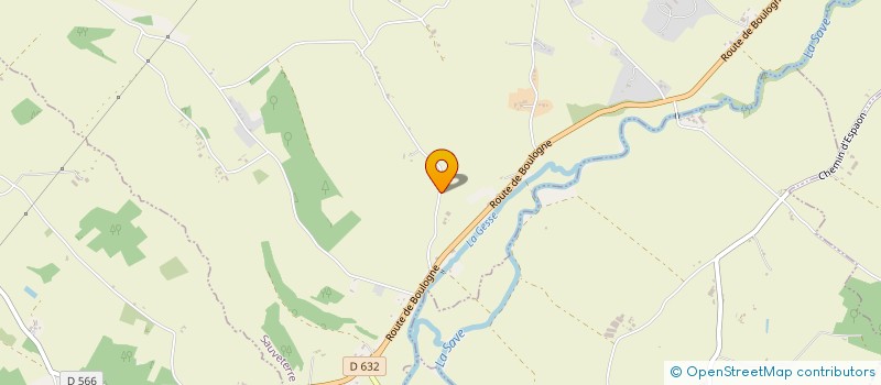 localisation de l'entreprise HERMES  SAUVETERRE