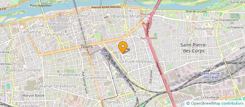 localisation de l'entreprise HERMES  TOURS