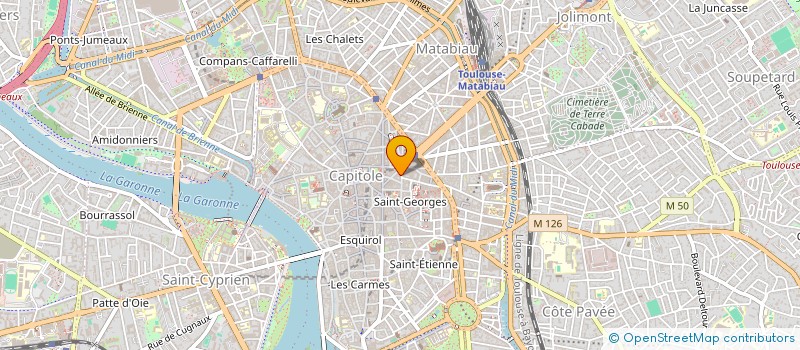 localisation de l'entreprise HERMES BTP à TOULOUSE