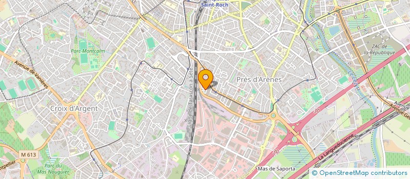 localisation de l'entreprise HERMES BUSINESS CENTER à MONTPELLIER