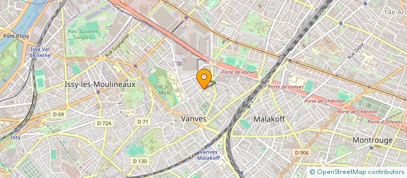 localisation de l'entreprise HERMES COMMUNICATION à VANVES