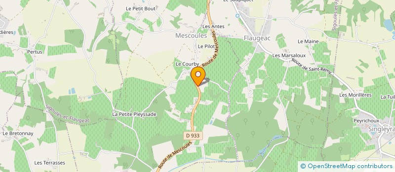 localisation de l'entreprise HERMES CONSEIL  MESCOULES