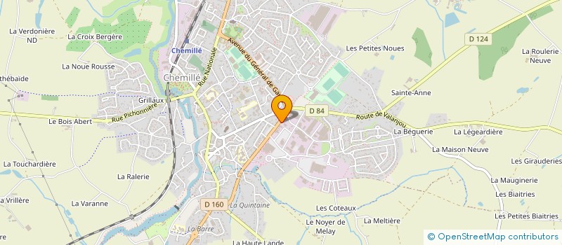 localisation de l'entreprise HERMES DEVELOPPEMENT  CHEMILLE-EN-ANJOU