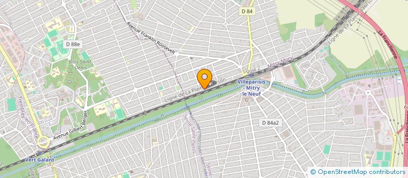 localisation de l'entreprise HERMES EXPRESS à MITRY-MORY