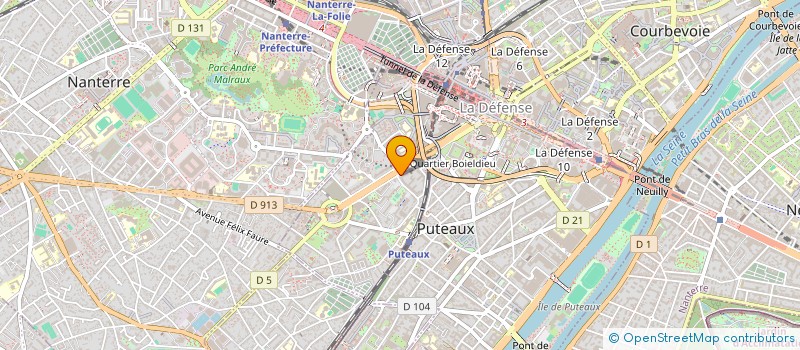 localisation de l'entreprise HERMES FINANCES LEASE ET RENT à PUTEAUX