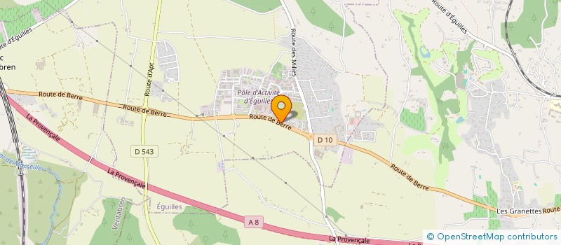 localisation de l'entreprise HERMES LLD  EGUILLES