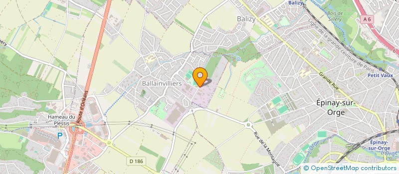 localisation de l'entreprise HERMES LOGISTIC à BALLAINVILLIERS