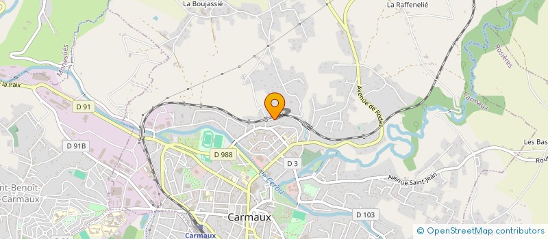 localisation de l'entreprise HERMES LXXXI  CARMAUX