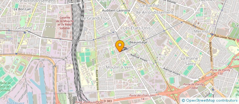 localisation de l'entreprise HERMES MEDIA à VENISSIEUX