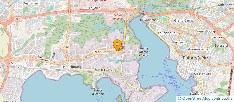 localisation de l'entreprise HERMES PATRIMOINE à BAIE-MAHAULT
