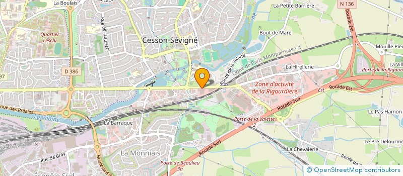 localisation de l'entreprise HERMES PHONING  CESSON-SEVIGNE