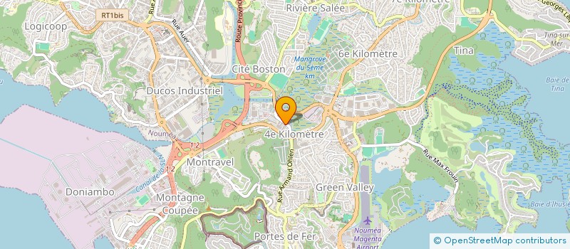 localisation de l'entreprise HERMES PROTECTION  NOUMEA