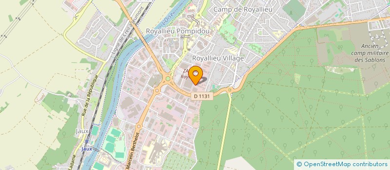 localisation de l'entreprise HERMES TECHNOLOGIE SAS à COMPIEGNE