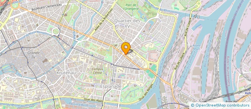 localisation de l'entreprise HERMES UNIVERSITES à STRASBOURG