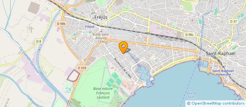 localisation de l'entreprise HERMES VTC à FREJUS