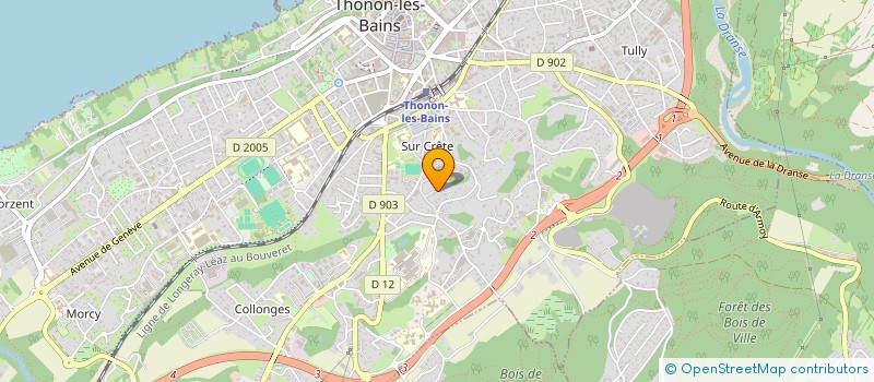 localisation de l'entreprise HERMESA à THONON-LES-BAINS