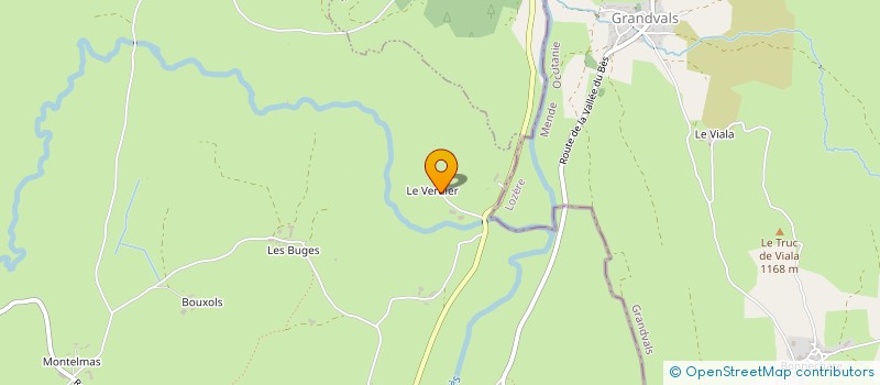 localisation de l'entreprise HERMET FILS à SAINT-URCIZE