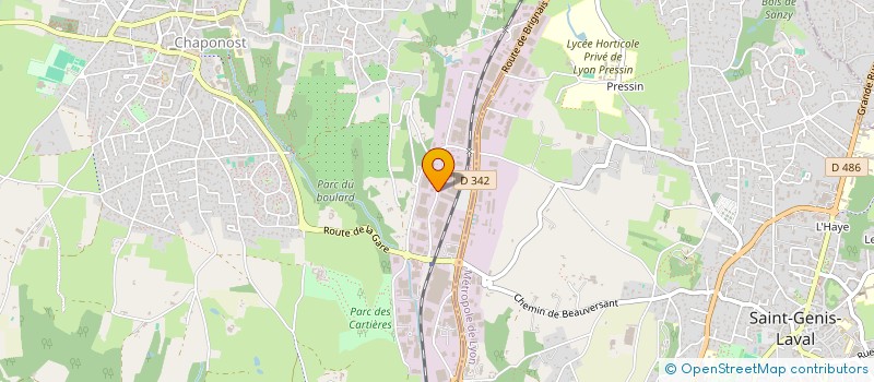 localisation de l'entreprise HERMETIC IMMOBILIER FRANCE  CHAPONOST