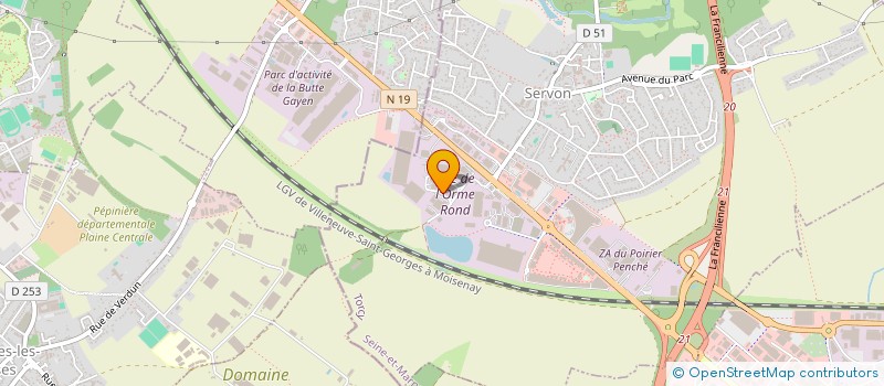 localisation de l'entreprise HERMETIC REFRIGERATION SERVICE  SERVON