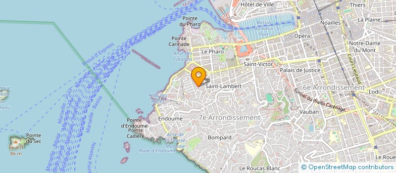 localisation de l'entreprise HERMETICA à MARSEILLE