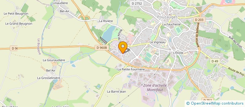 localisation de l'entreprise HERMICK  POUZAUGES