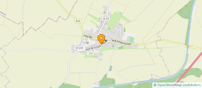 localisation de l'entreprise HERMIES DISTRIBUTION à MONDEVILLE