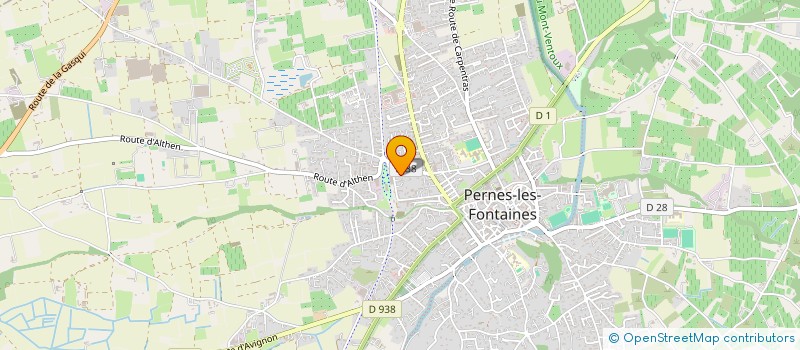 localisation de l'entreprise HERMILLE ROBERT  PERNES-LES-FONTAINES