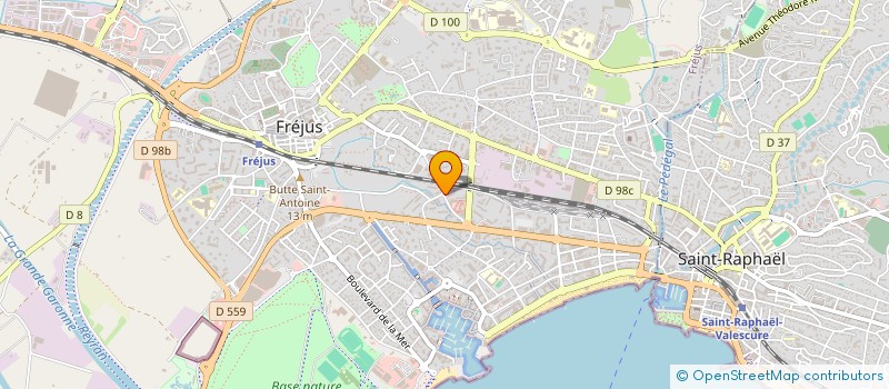 localisation de l'entreprise HERMINE à FREJUS