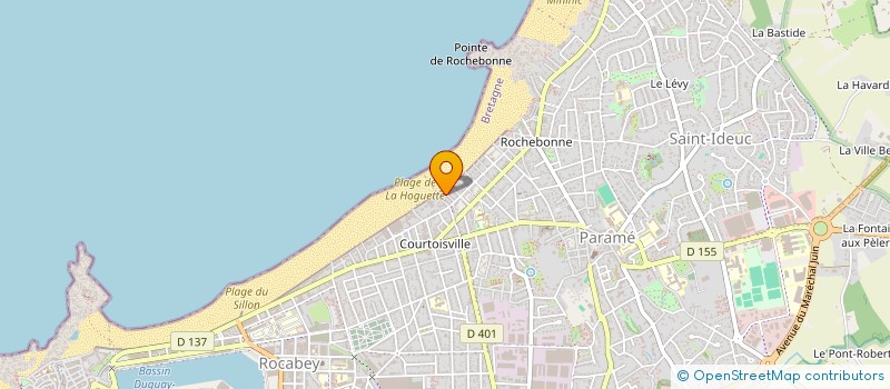 localisation de l'entreprise HERMINE à SAINT-MALO
