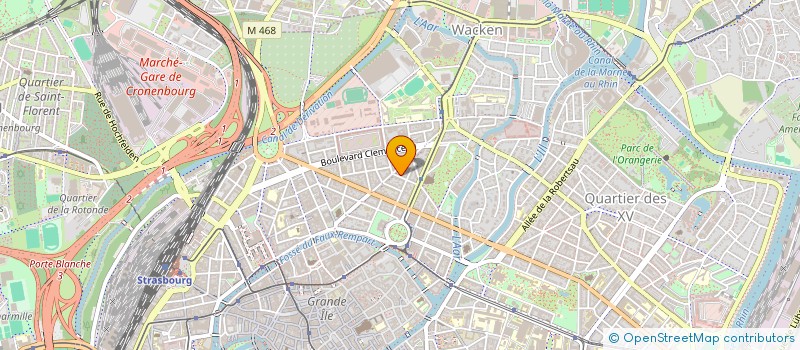 localisation de l'entreprise HERMINE  STRASBOURG