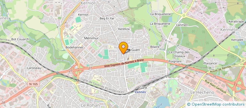 localisation de l'entreprise HERMINE à VANNES