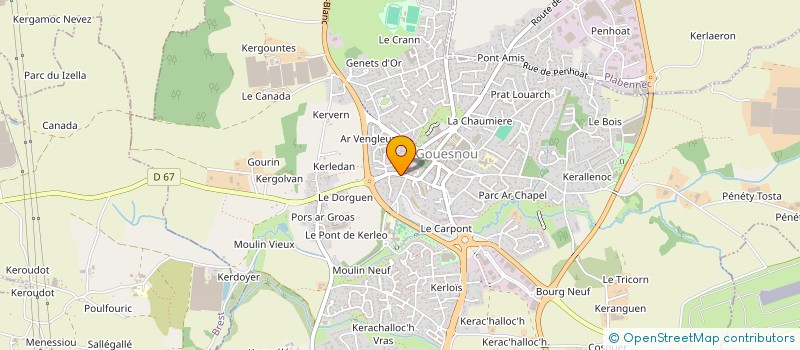 localisation de l'entreprise HERMINE ASSAINISSEMENT à GOUESNOU