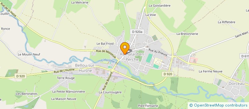 localisation de l'entreprise HERMINE ET GRIFFON à REMALARD-EN-PERCHE